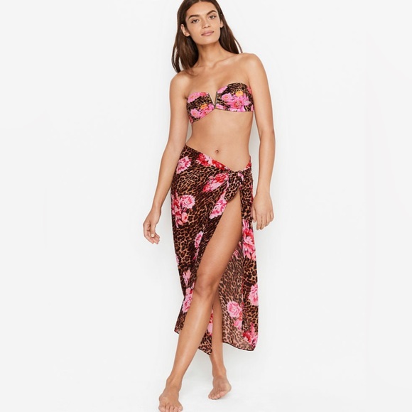 NWT- VICTORIA'S SECRET VS SWIM Sarong Cover up Swimsuit Bathing Suit Beach Pool - Picture 10 of 16